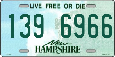 NH license plate 1396966