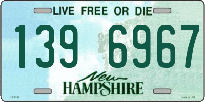 NH license plate 1396967
