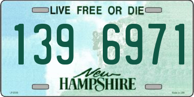 NH license plate 1396971