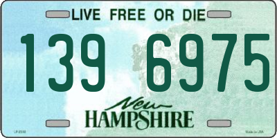 NH license plate 1396975