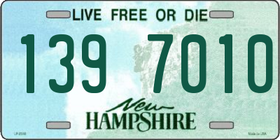 NH license plate 1397010