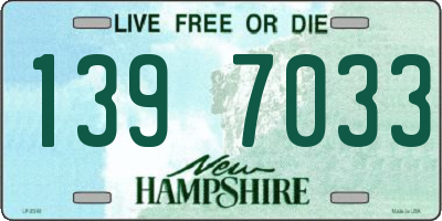 NH license plate 1397033