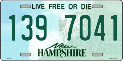 NH license plate 1397041