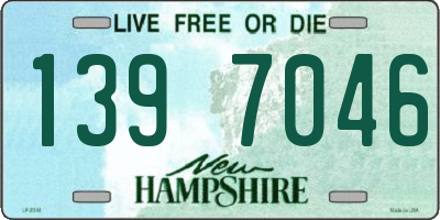 NH license plate 1397046