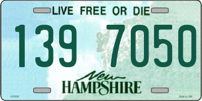 NH license plate 1397050