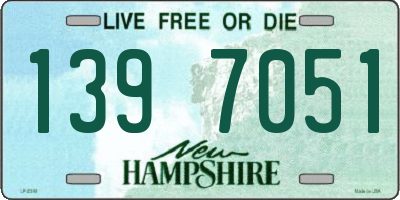 NH license plate 1397051