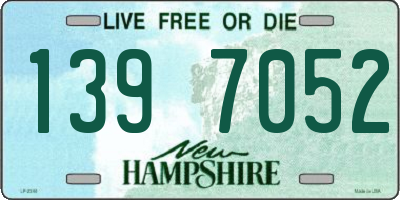 NH license plate 1397052