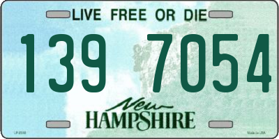 NH license plate 1397054