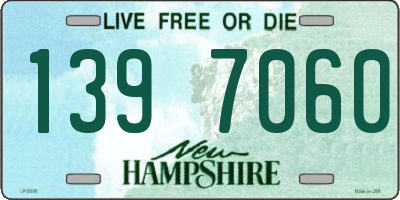 NH license plate 1397060