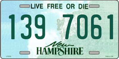 NH license plate 1397061