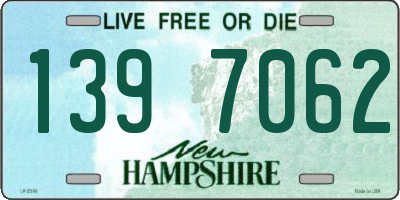 NH license plate 1397062