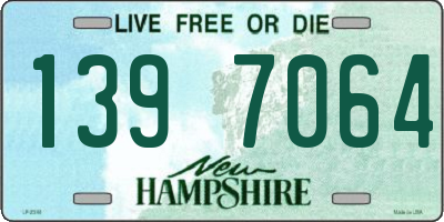 NH license plate 1397064