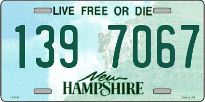 NH license plate 1397067