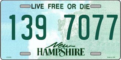 NH license plate 1397077