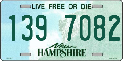 NH license plate 1397082