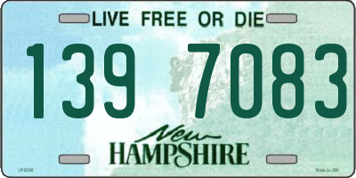 NH license plate 1397083