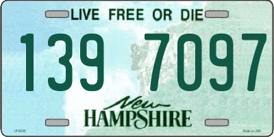 NH license plate 1397097