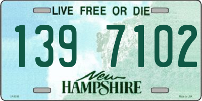 NH license plate 1397102