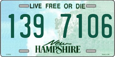 NH license plate 1397106