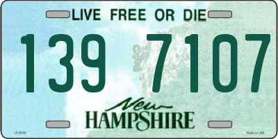 NH license plate 1397107