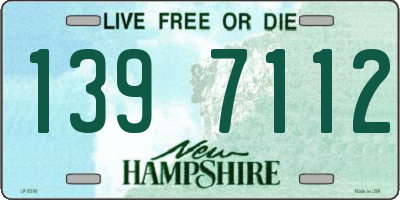 NH license plate 1397112