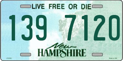 NH license plate 1397120