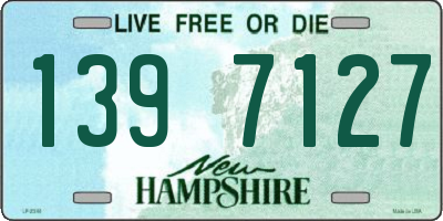 NH license plate 1397127