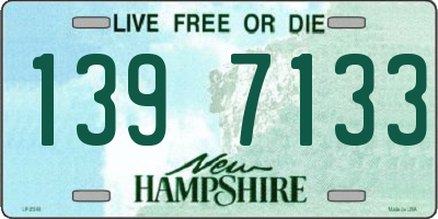 NH license plate 1397133