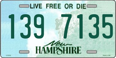 NH license plate 1397135