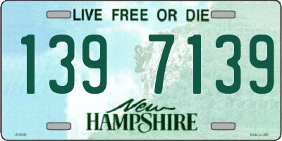 NH license plate 1397139