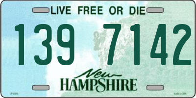 NH license plate 1397142