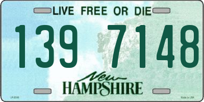 NH license plate 1397148