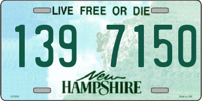 NH license plate 1397150