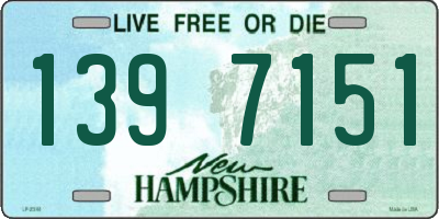NH license plate 1397151