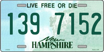 NH license plate 1397152
