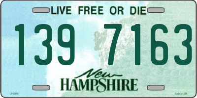 NH license plate 1397163