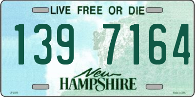 NH license plate 1397164