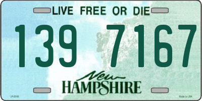 NH license plate 1397167