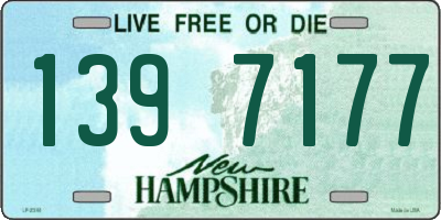 NH license plate 1397177
