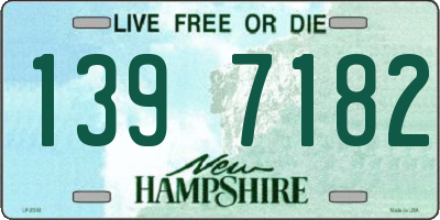 NH license plate 1397182