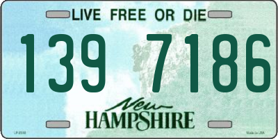 NH license plate 1397186
