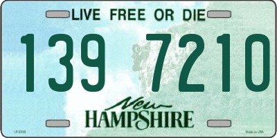 NH license plate 1397210