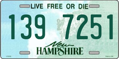 NH license plate 1397251