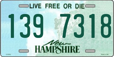 NH license plate 1397318