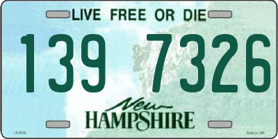 NH license plate 1397326