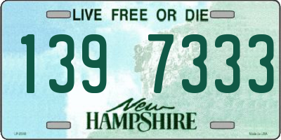 NH license plate 1397333