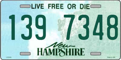 NH license plate 1397348