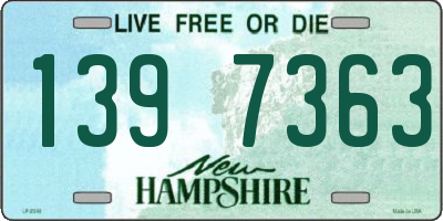 NH license plate 1397363
