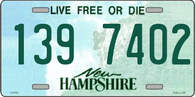NH license plate 1397402
