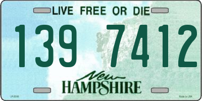 NH license plate 1397412